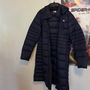 northface navy blue women’s jacket